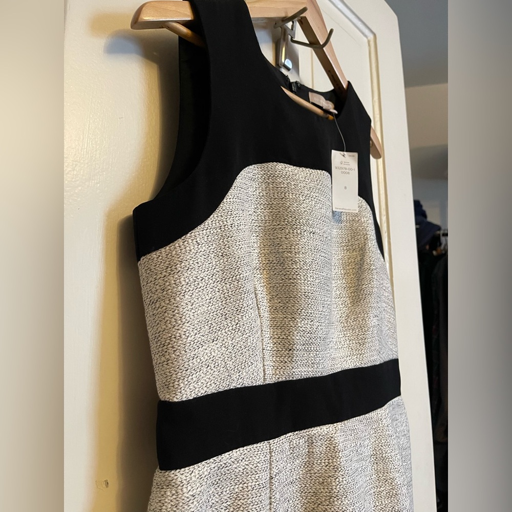 NWT Banana Republic Black and Cream Mini Dress 🖤